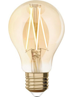 Έξυπνη λάμπα LED filament μελί A60 E27 7,5Wρυθμιζόμενο λευκό 2200-5500K Lutec Connect