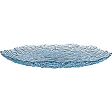 Estia ESTIA ΠΙΑΤΕΛΑ ΣΕΡΒΙΡΙΣΜΑΤΟΣ ROCHE ΓΥΑΛΙΝΗ 32x2.9cm ΜΠΛΕ