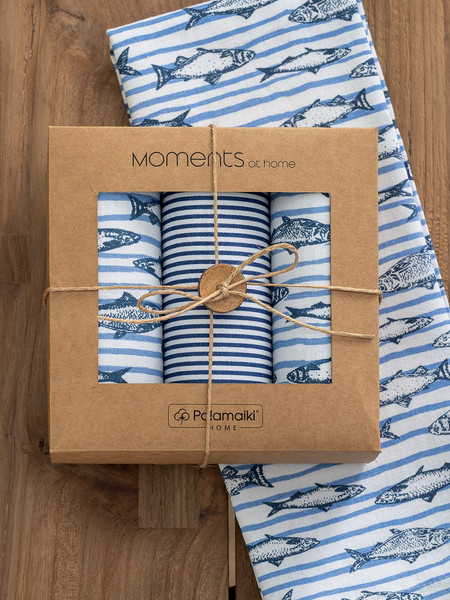 Palamaiki Σετ 3 Πετσέτες Κουζίνας Kitchen Towels 40x70 MH500