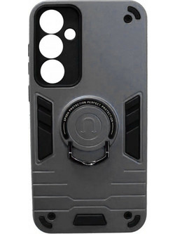 Θήκη Armor Case Kick Stand για Xiaomi Redmi 15C, ανθρακί