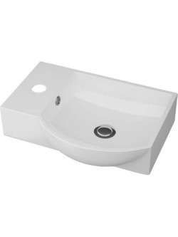 Drop Litos 45 Βρύση Δεξιά - Νιπτήρας Επίπλου 45x32 cm (Ανταλλακτικό)