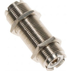 Κονέκτορας 5cm PL-259F σε PL-259F με παξιμάδια για λαμάκι