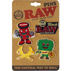 RAW Καρφίτσες Pins - Σετ με 4 Σχέδια (Version 2)