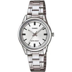 Casio Γυναικείο Ρολόι με Ασημί Μεταλλικό Μπρασελέ LTP-V005D-7AUDF