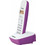 Panasonic KX-TG1611 Ασύρματο Τηλέφωνο Λευκό Μωβ
