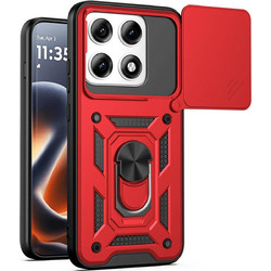 Bodycell Armor Slide Back Cover Θήκη Κόκκινη (Motorola Edge 70 Pro / 70 Pro Plus)