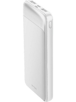 V-Tac 7834 Power Bank 10000mAh με 2 Θύρες USB-A White
