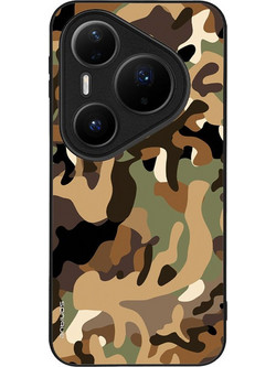 Sonique Camouflage Army Series Back Cover Brown (Huawei Pura 80 Pro)