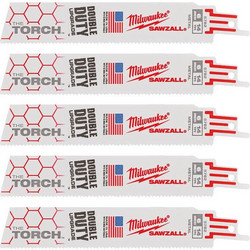 MILWAUKEE Λάμες Σπαθόσεγας για Μέταλλο TORCH HEAVY DUTY 150mm 14Tpi ΣΕΤ 5 Τεμαχίων (48475782 )