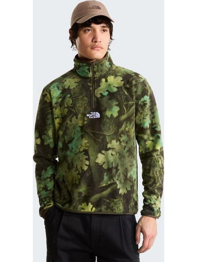 ΑΝΔΡΙΚΗ ΜΠΛΟΥΖΑ GLACIER NOVELTY LOGO PRINT 1/4 ZIP FLEECE / THE NORTH FACE