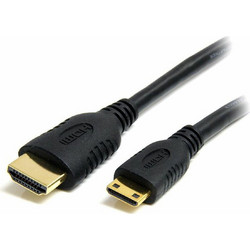 StarTech Καλώδιο HDMI 1.4 HDMI Male to Mini HDMI Male 2m Black