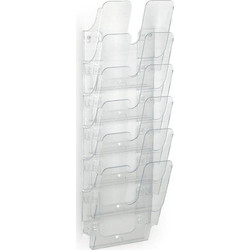 Δίσκοι Εγγράφων Durable brochure dispenser Flexiplus 6 A4 transparent