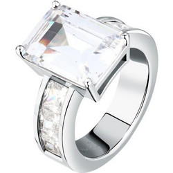 KARL LAGERFELD LIGHTS RING BRASS RH CZ WHITE SZ12