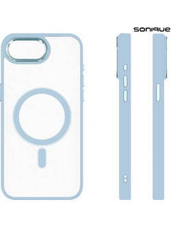 Sonique Magnetic MagMetal Θήκη iPhone 16e / iPhone 17e Light Blue