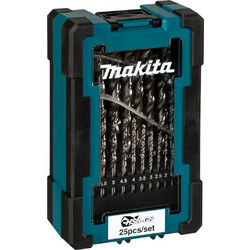 Τρυπάνια Makita D-78368 Metallbohrer-Set HSS-GS 25-tlg