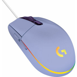 Logitech G203 LightSync Ενσύρματο Gaming Ποντίκι RGB 8000 DPI Lilac