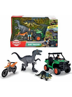 Dickie Toys Dino Tracker Σετ Φιγούρες Δεινόσαυροι για 3+ Ετών 203834009