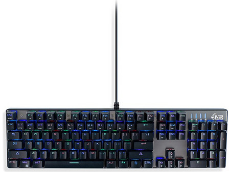 MediaRange MR GS101 Μηχανικό Gaming Πληκτρολόγιο RGB Black