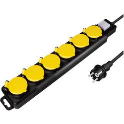 Πολύπριζο Logilink 6-way, 6xCEE 7/3,with switch Outdoor