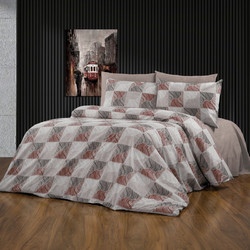 Dimcol Πάπλωμα Μονό 160x240 Κλεοπάτρα 611 Red-Black 33311123074