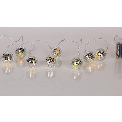 XMAS ΛΑΜΠΑΚΙ ΣΕΙΡΑ 10 LED 5mm DISCO ΜΠΑΛΙΤΣΕΣ ΜΠΑΤΑΡΙΑΣ 3AA ΜΕ ΧΡΟΝΟΔΙΑΚΟΠΤΗ ΔΙΑΦΑΝΟ PVC ΚΑΛΩΔΙΟ ΘΕΡΜΟ ΛΕΥΚΟ LED ΑΝΑ 15cm ΠΑΡΟΧΗ 30cm IP20