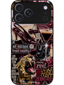 Sonique Back to Y2K Series Back Cover Chasing Red (iPhone 17 Pro Max)