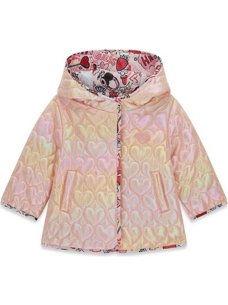 Guess Μπουφάν baby κορίτσι A6YL01W2629-FMEQ Ροζ