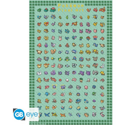 GB eye: Pokemon - Pixel Art Maxi Poster (91.5X61cm) (GBYDCOA042)