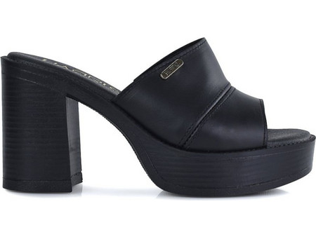 Γυναικεία Mules Harris 236-4305 ΜΑΥΡΟ