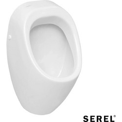 Ουρητήριο Serel 0139A με πίσω παροχή - Λευκό
