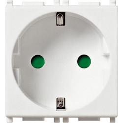 2P+E 16A German SICURY outlet white