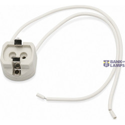 Lamp Holder G12 Ceramic (25pcs Bag) wire length 210mm