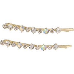 Ro-Ro Accessories Τσιμπιδάκι μαλλιών με στρας σετ 2τμχ (13-0157)