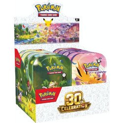 ΚΑΡΤΕΣ - POKEMON TCG 30TH CELEBRATION MINI TIN 10 ΤΕΜ. DISPLAY (POK104651)