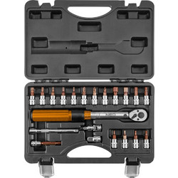 Neo Tools Δυναμόκλειδο Καρέ 1/4" Ροπής 5-25 Nm με Μήκος 10εκ. 08-821