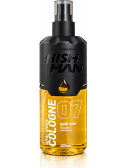 Nish Man 07 Gold One After Shave Cologne 400ml