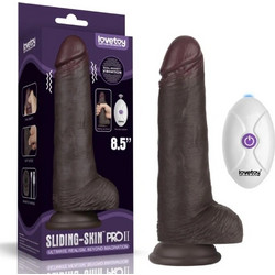 Lovetoy Sliding-Skin PRO II Ρεαλιστικός Δονητής 21.5cm Μαύρος