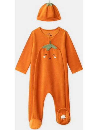 Βρεφική Πιτζάμα Pumpkin Set ΠΟΡΤΟΚΑΛΙ