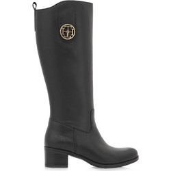 RAGAZZA ΜΠΟΤΑ ΙΠΠΑΣΙΑΣ X242L6223002 - ΜΑΥΡΟ ΔΕΡΜΑ 0622-BLACK