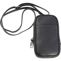 Τσάντα τηλεφώνου Audi A6 Synthetic Leather D2 μαύρη