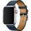 Devia Elegant PU Λουράκι Δερμάτινο Dark Blue (Apple Watch 38 / 40 / 41mm)