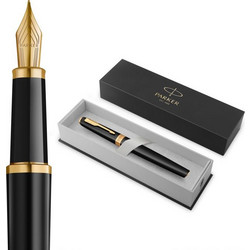 PARKER MERIDIAN MATTE BLACK GT FOUNTAIN PEN M