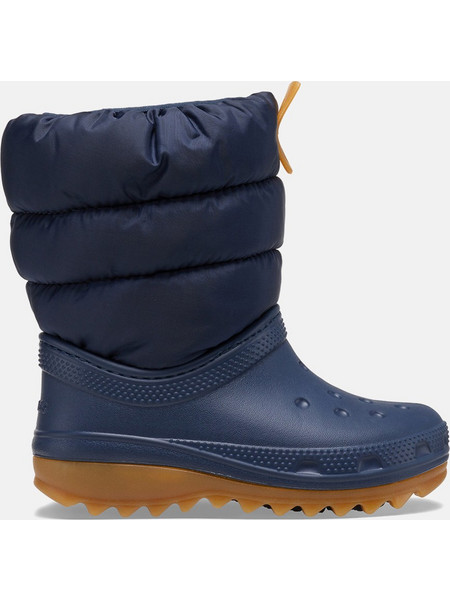 Crocs Classic Neo Puff Παιδικά Μποτάκια 207684-4PQ Navy/Gum