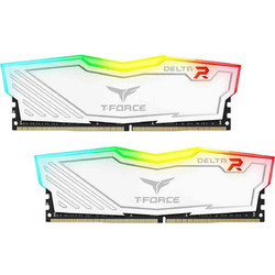 TeamGroup Delta RGB 16GB (2X8GB) DDR4 RAM 3200MHz White TF4D416G3200HC16CDC01