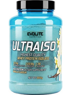 Evolite UltraISO Vanilla Πρωτεΐνη Ορού Γάλακτος Γράμμωσης 900gr