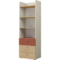 Βιβλιοθήκη Yuki 3S - Noukou Concept Store - Κοραλί