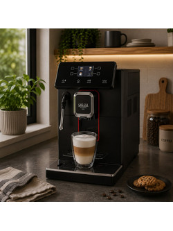 Gaggia Magenta Plus Black RI8700/01 Αυτόματη Μηχανή Espresso 1900W 15bar με Μύλο