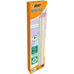 Bic Μολύβι Evolution pastel HB 12τεμ. 518307