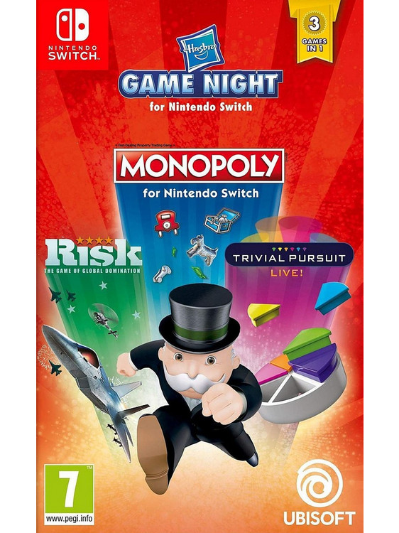 Monopoly & Risk & Trivial Pursuit Nintendo Switch