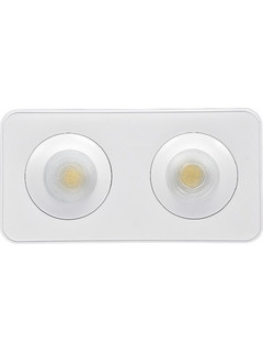 Inlight Downlight Mounted σποτ 2*8W 3CCT σε λευκή απόχρωση (X00270W)